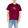 Textil Homem Polos mangas compridas Calvin Klein Jeans SS Hero Monologo Tee LV04RB862G Vermelho