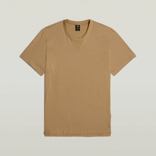 Textil Homem T-shirts e Pólos G-Star Raw D24449-336 NIFOUS BASE-B444 SAFARI Bege