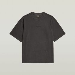 Textil Homem T-shirts e Pólos G-Star Raw D24780-C756 OVERDYES CENTER-B564 BLACK Preto