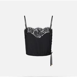 Textil Mulher Tops sem mangas Elisabetta Franchi TO02753E2-110 Preto