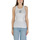 Textil Mulher Tops / Blusas Calvin Klein Jeans SL COTTON RIB SOLID LV044C219G Branco