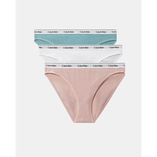 Roupa de interior Mulher Cueca Calvin Klein Jeans 000QD5207EPYM BIKINI 3PK Multicolor