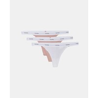 Roupa de interior Mulher Cueca Calvin Klein Jeans LV00QD5308TL2 STRING THONG 3PK Multicolor