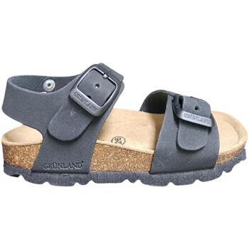 Sapatos Criança Sandálias Grunland 0635 Cinza