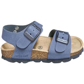 Sapatos Criança Sandálias Grunland 0635 Marinho