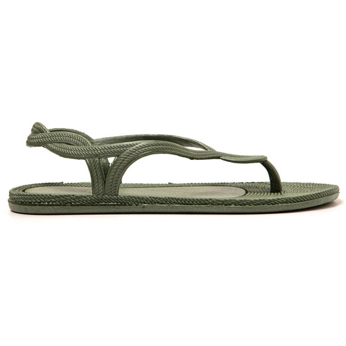 Sapatos Mulher Chinelos Brasileras Antalya Verde