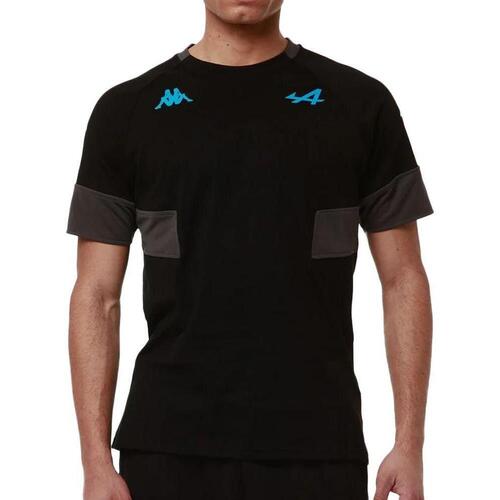 Textil Rapaz T-shirts e Pólos Kappa  Preto