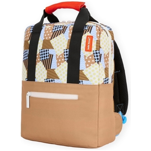 Hello Hossy Mochila Patchwork - Brown Multicolor