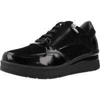 Sapatos Mulher Sapatilhas Stonefly CREAM 58 VELOUR/S PATENT Preto