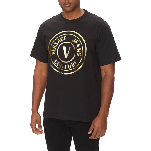 Textil Homem T-shirts e Pólos Versace  Preto
