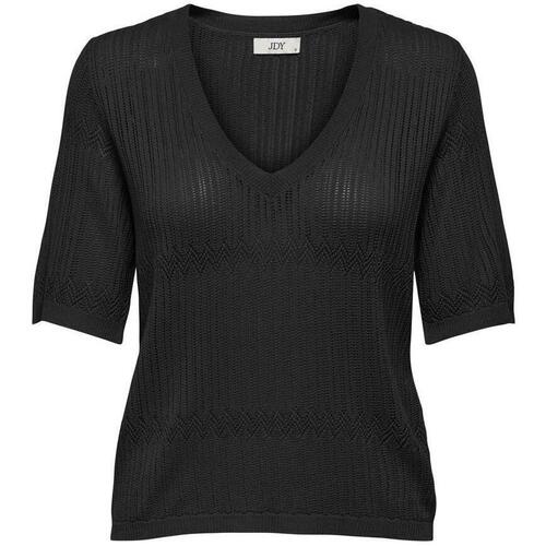 Textil Mulher T-Shirt mangas curtas JDY  Preto