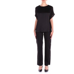Textil Mulher Calças de ganga slim Manila Grace P264CU Preto
