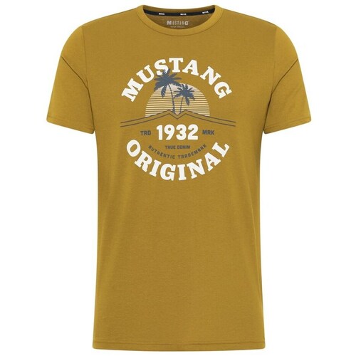 Textil Homem T-Shirt mangas curtas Mustang Alex C Print 