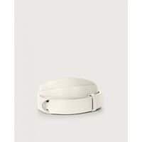 Acessórios Homem Cinto Orciani NB0039 - MICRON NOBUCKLE-WHITE Branco