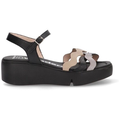 Sapatos Mulher Sandálias Wonders 79617 Preto