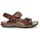 Sapatos Homem Sandálias Pegada 79940 Castanho