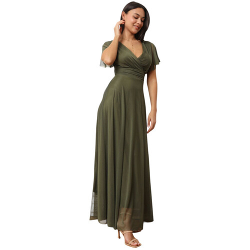Textil Mulher Vestidos La Modeuse 74822_P176761 Cáqui