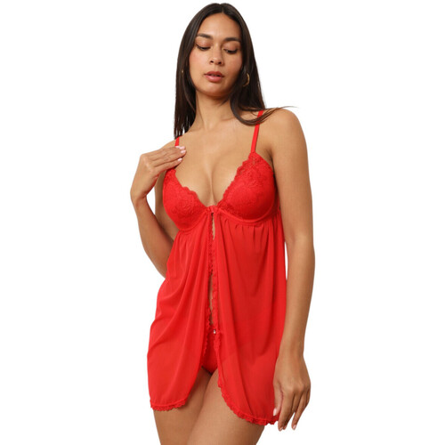 Textil Mulher Conjunto La Modeuse 74799_P176700 Vermelho