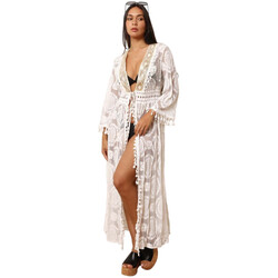 Textil Mulher Casacos de malha La Modeuse 75208_P177666 Branco