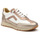 Sapatos Mulher Slip on Cbp - Conbuenpie CBP | Sapatos de couro branco e bronze|Mulher Branco