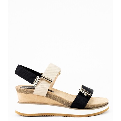 Sapatos Mulher Sandálias Keslem 40246 NEGRO