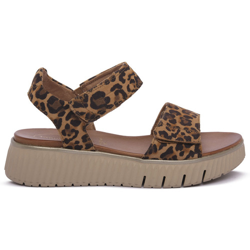 Jana LEOPARD SANDAL Bege