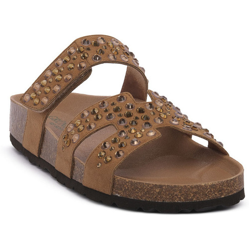 Sapatos Mulher Chinelos Grunland CUOIO 70ENNY Castanho
