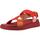 Sapatos Mulher Sandálias FitFlop GEN FF ADJ WEBBING LEATHER Vermelho