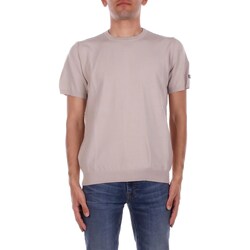 Textil Homem T-Shirt mangas curtas Cnc Costume National NMS58003MA Bege