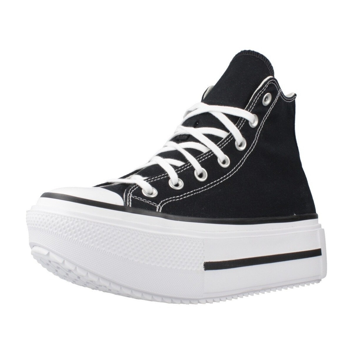 Sapatos Homem Sapatilhas Converse CHUCK TAYLOR ALL STAR LIFT DOUBLE STARCK Preto
