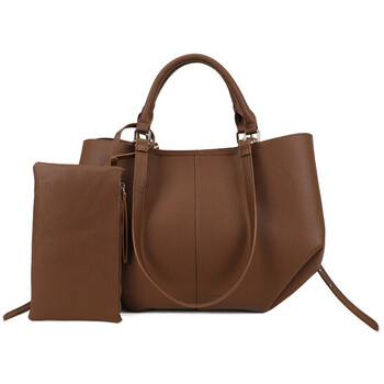 Malas Mulher Cabas / Sac shopping La Modeuse 75582_P178923 Castanho
