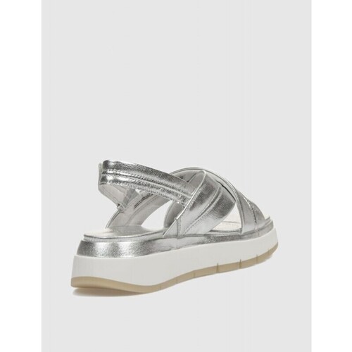 Clarks SANDALIA  TUSCAN CROSS PLATA Prata