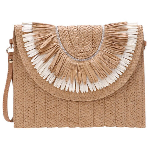 Malas Mulher Pouch / Clutch La Modeuse 75596_P178937 Bege