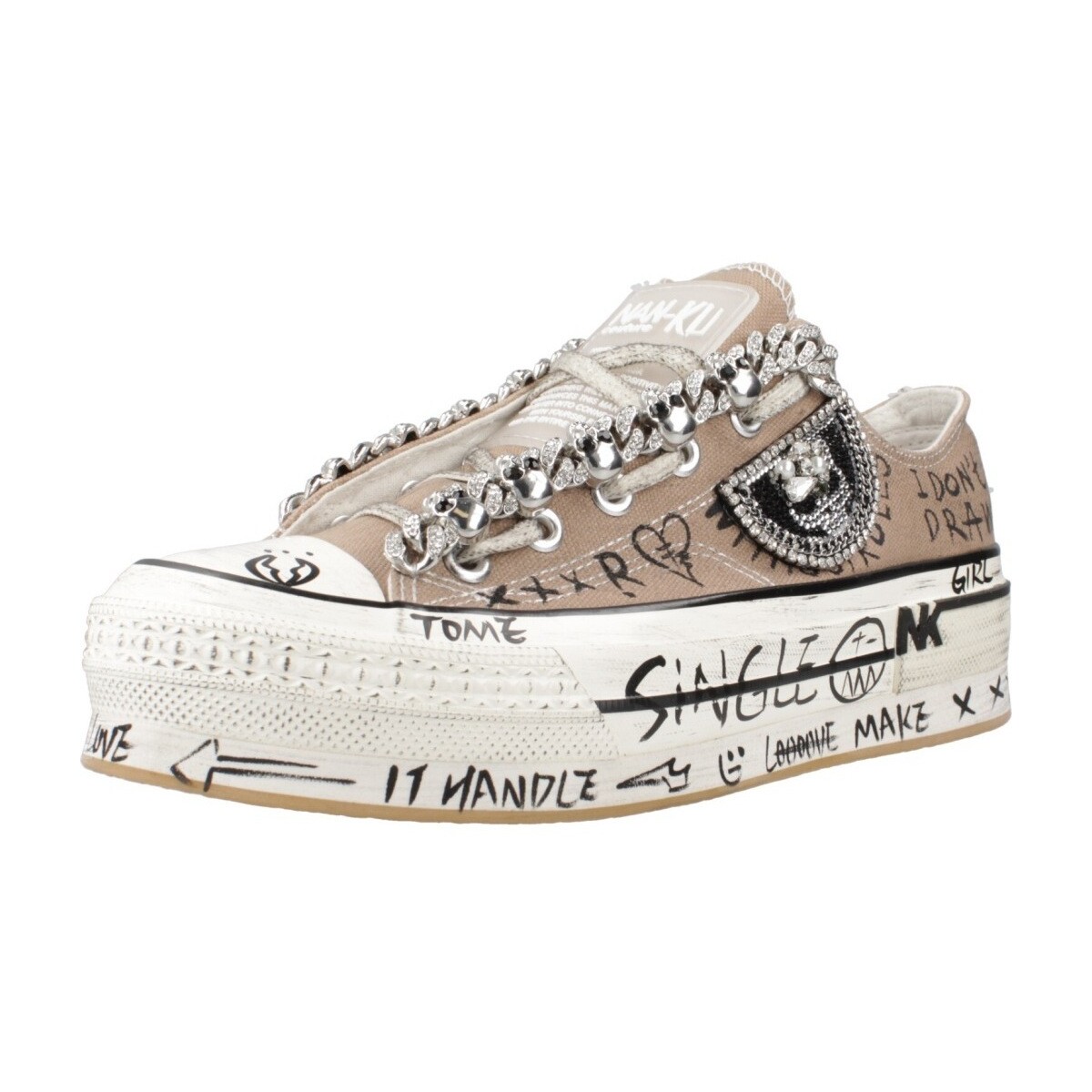 Sapatos Mulher Sapatilhas Nan-Ku DSA03 Castanho