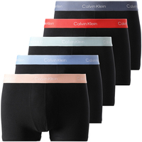 Roupa de interior Homem Boxer Calvin Klein Jeans 5-Pack Icon Stretch Boxers Preto