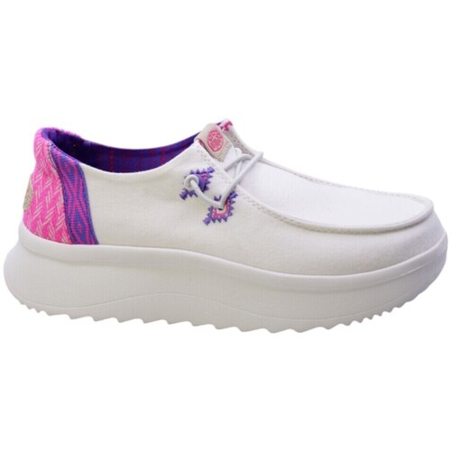 Sapatos Mulher Mocassins HEYDUDE 93117 Branco