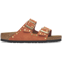 Sapatos Mulher Sandálias BIRKENSTOCK ARIZONA RIVET SUEDE LEATHER 1029513 Castanho
