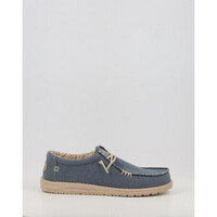 Sapatos Homem Sapato de vela HEYDUDE WALLY BRAIDED Azul