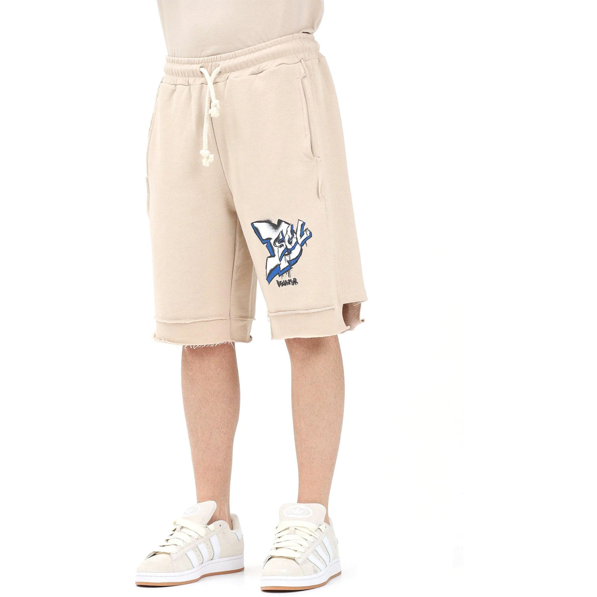 Textil Homem Shorts / Bermudas Disclaimer  Bege