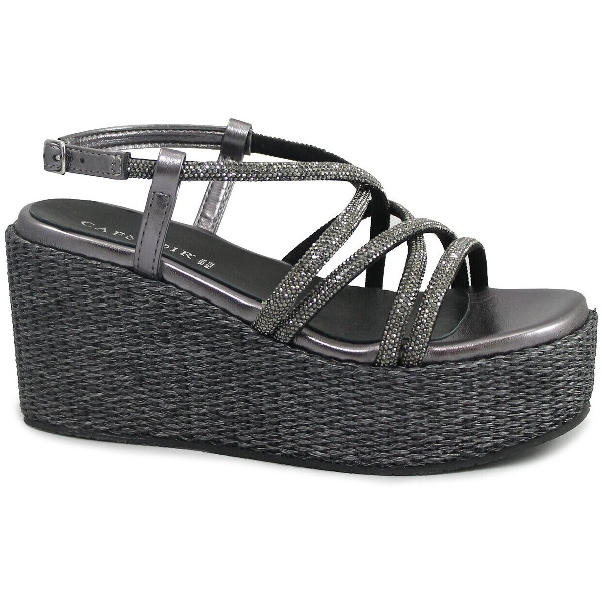 Sapatos Mulher Sandálias Café Noir CAF-RRR-HN9003-NE Preto
