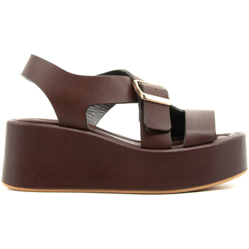 Sapatos Mulher Sandálias Curiosite CURIOSITE 2761 Castanho