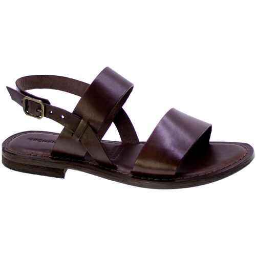 Sapatos Mulher Sandálias Cuoieria Italiana 145621 Castanho