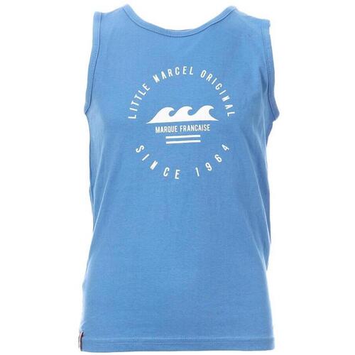 Textil Rapaz Tops sem mangas Little Marcel  Azul