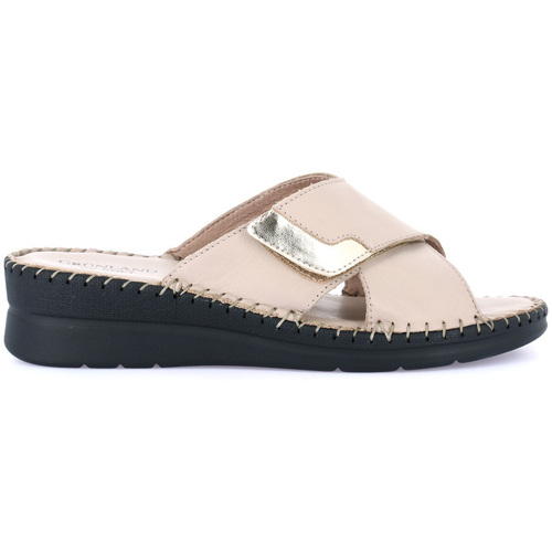 Sapatos Mulher Chinelos Grunland  Bege