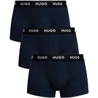 Roupa de interior Homem Boxer BOSS Pacote com 3 baús Azul