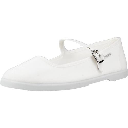Sapatos Mulher Sabrinas Victoria GONG-FU BAILARINA LONA MON Branco