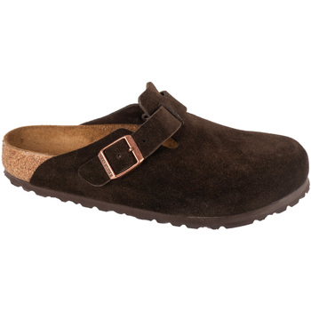 Sapatos Chinelos BIRKENSTOCK Boston Suede Leather Castanho