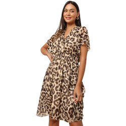Textil Mulher Vestidos La Modeuse 75337_P178026 Bege