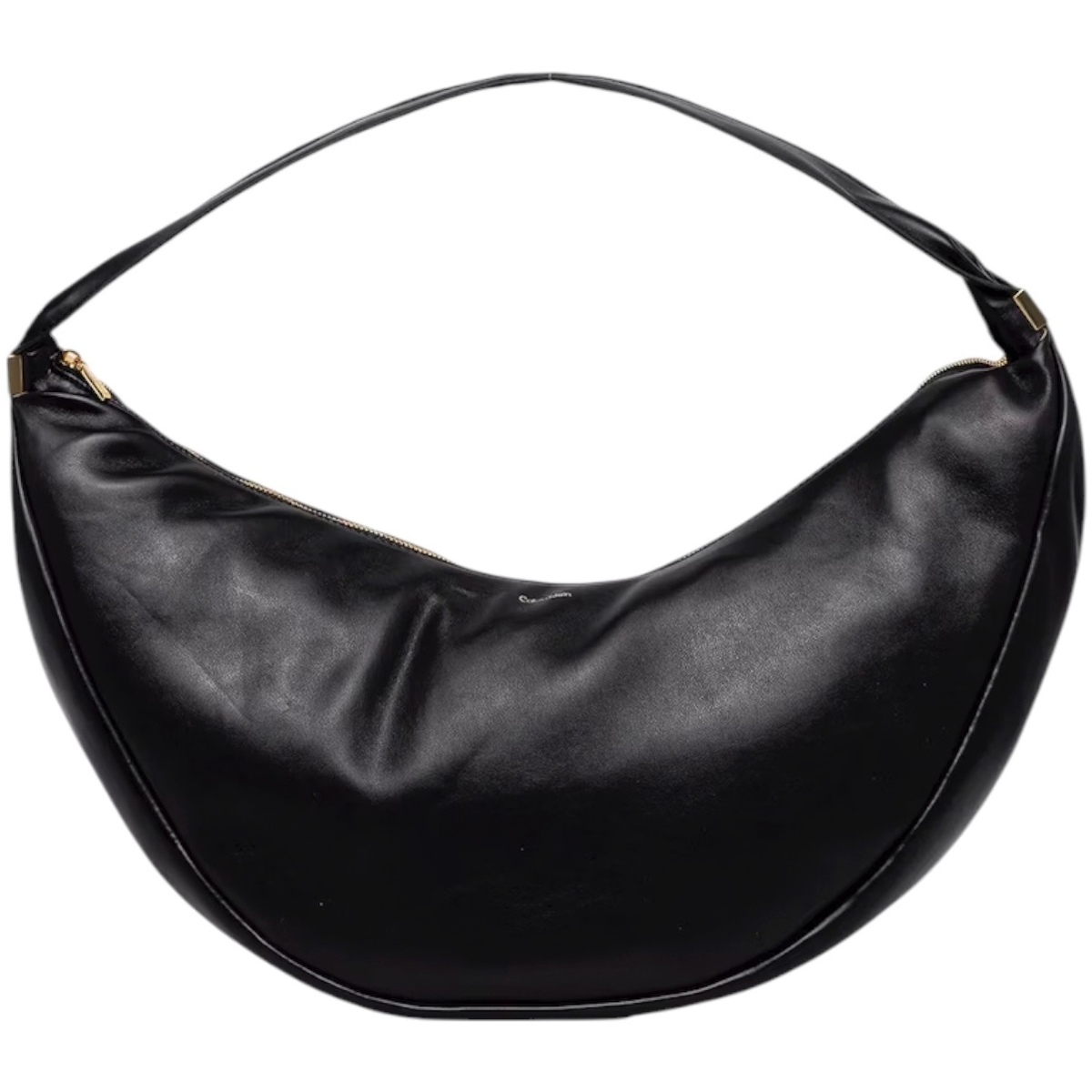 Malas Mulher Bolsa Calvin Klein Jeans PINCHED SOFT CRESCENT LG LV04F3009G Preto