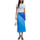 Textil Mulher Saias Desigual REPRIS FAL BLUE 25WWFKX0 Azul
